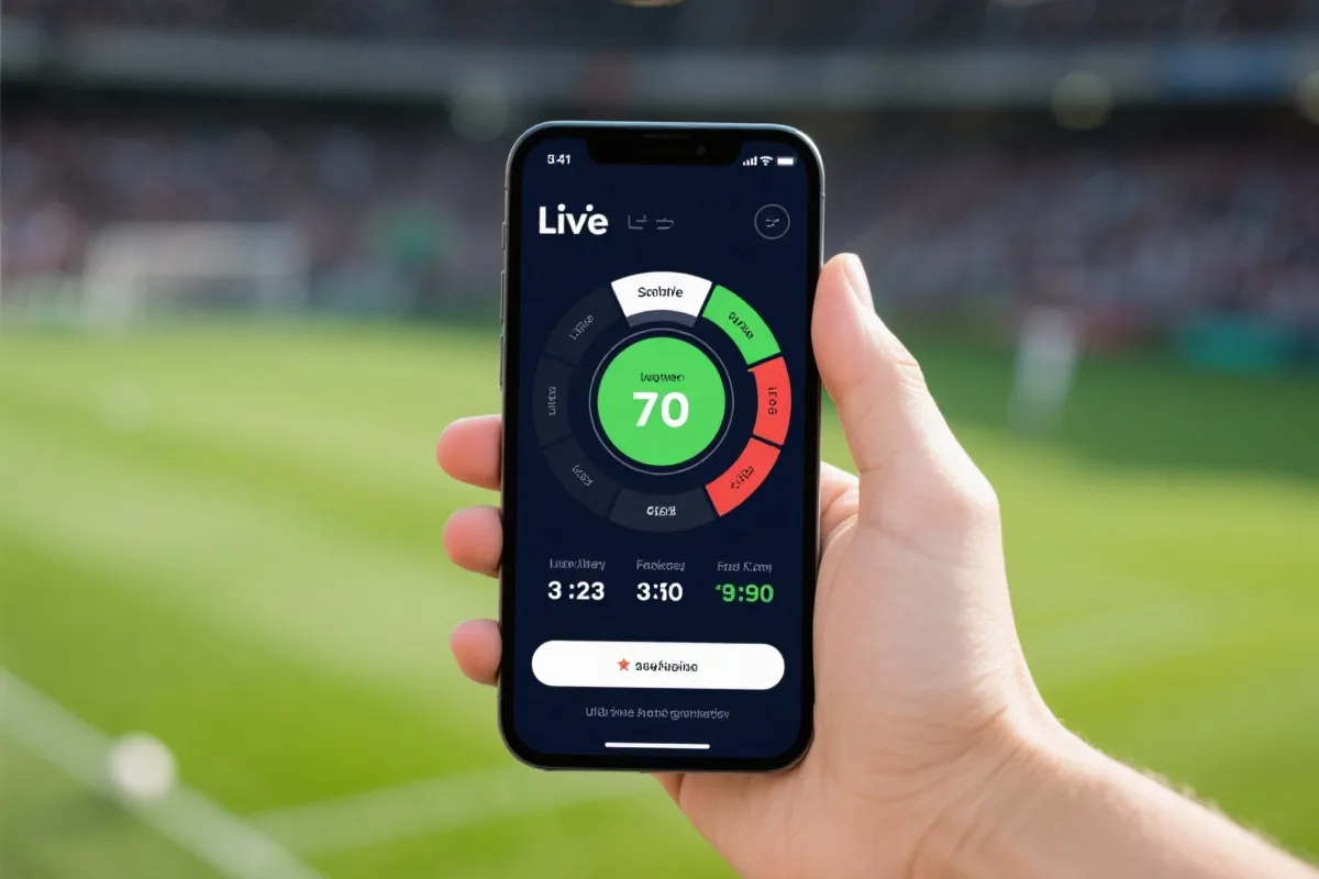 足球比赛即时比分界面